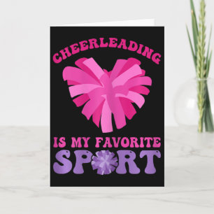 Cheerleading ist mein Lieblingssport - Cheer And C Karte