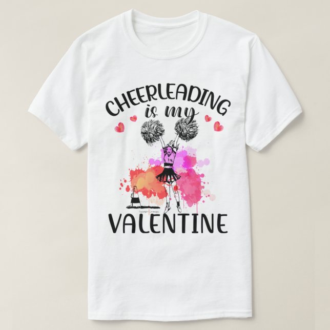 Cheerleading ist meine Valentinin TTA T-Shirt (Design vorne)