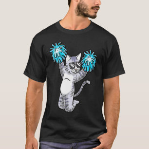 Cheerleading Katze Cheer Flyer Cheerleader Cheerle T-Shirt