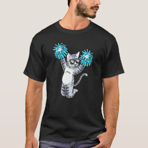 Cheerleading Katze Cheer Flyer Cheerleader Cheerle T-Shirt
