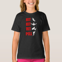 Cheerleading kombinierter T - Shirt des Sprunges