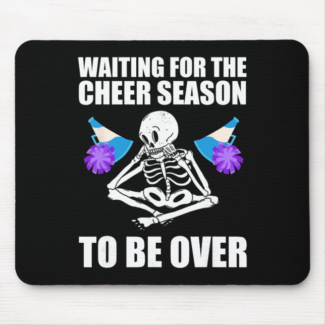 Cheerleading-Papa Lustiger Cheer-Vater  Mousepad (Vorne)