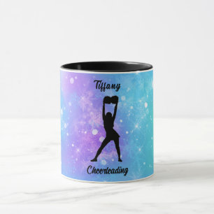 Cheerleading-Schneeflocke Farbexplosion mit ihrem Tasse