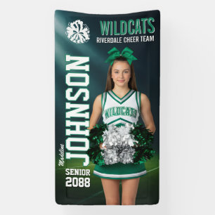 Cheerleading Senior Cheer Benutzerdefinierte Sport Banner
