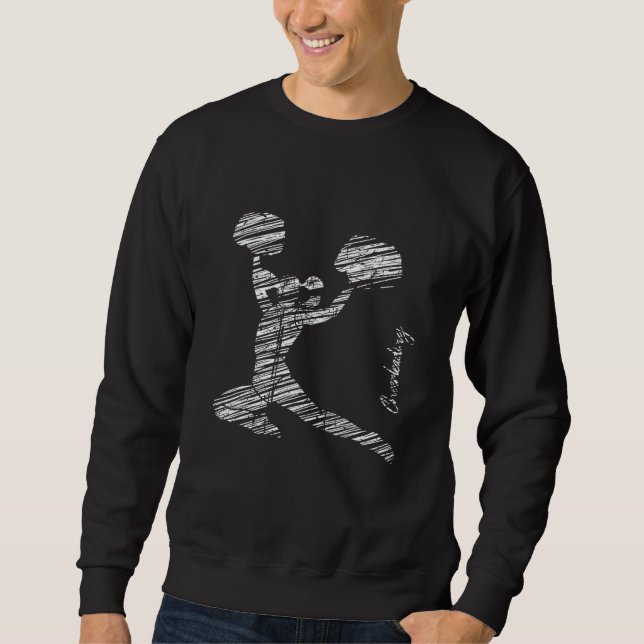 Cheerleading silhouette cheer 49 sweatshirt (Vorderseite)