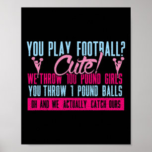 Cheerleading-Sportschule Cheer für Cheerleader Poster
