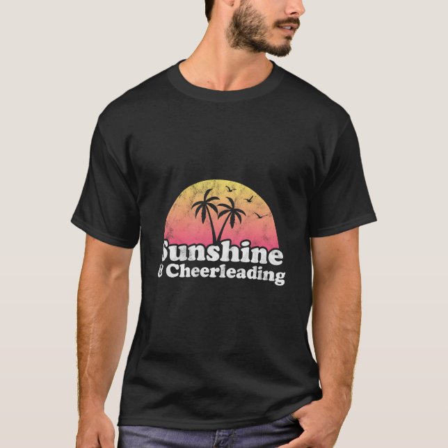 Cheerleading Sunshine And Cheerleading T-Shirt (Vorderseite)