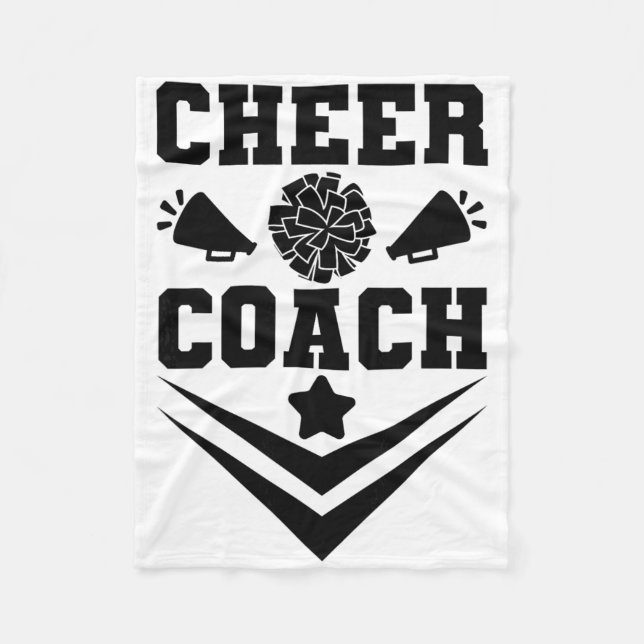 Cheerleading-Trainer _7  Fleecedecke (Vorderseite)
