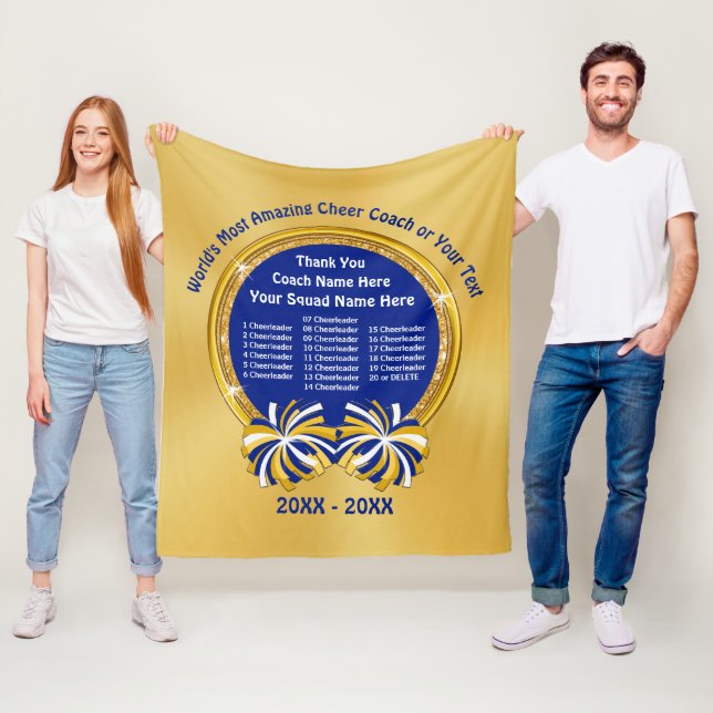 Cheerleading Trainer-Geschenkideen, ALLE Fleecedecke (Beispiel)
