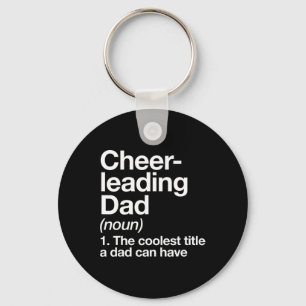 Cheerleading-Vater-Definition Lustige Sportarten Schlüsselanhänger