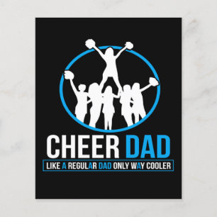 Cheerleading-Vater Väter   Cheerleading Süße Des Flyer