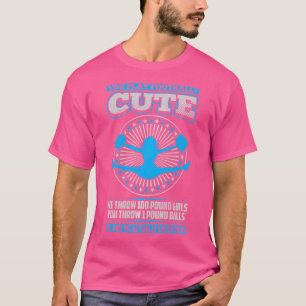 Cheerleading-Zitate Du Spielst Football Das Ist Sü T-Shirt