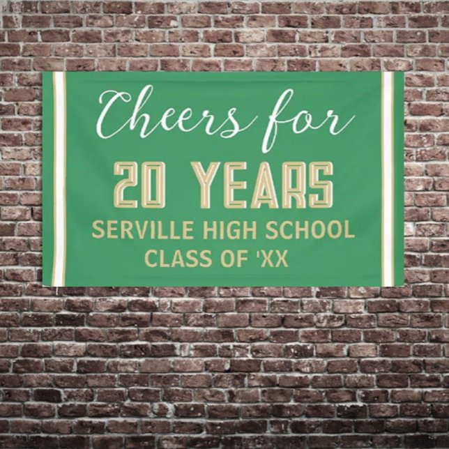 CHEERS 20 Jahre! Wiedersehen-Banner der CUSTOM-Kla Banner (Von Creator hochgeladen)