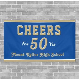Cheers 50 Jahre Wiedersehen-Banner Banner