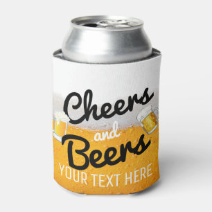 Cheers and Bars Foamy Icy Cold Beer Dosenkühler