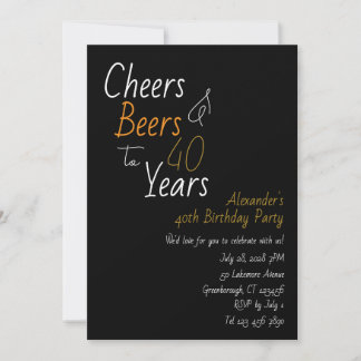 Cheers and Bers 40. Einladung