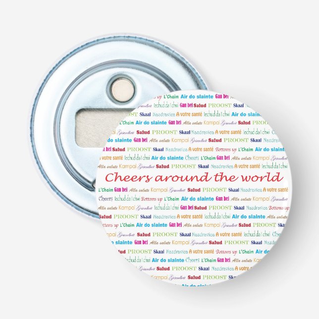 Cheers_Around The World_multi-language Flaschenöffner (Vorderseite)
