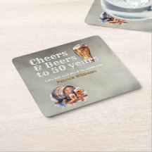 Cheers Beers 50 Jahre Schwarzer Rauchiger Herren G