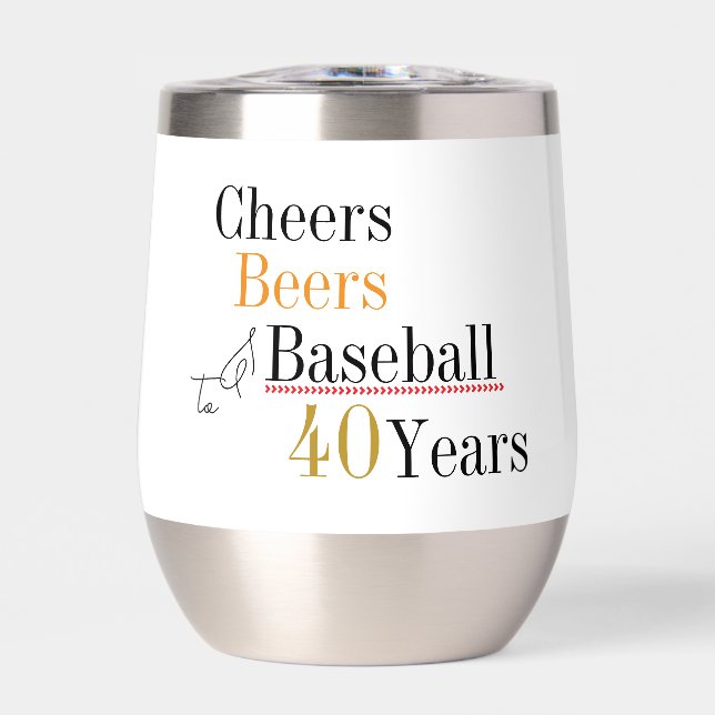 Cheers Beers and Baseball 40th Birthday Party (Vorderseite)