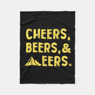 Cheers Beers and Mountaineers West Virginia Fleecedecke