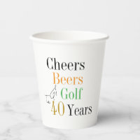 Cheers Beers Golf 40. Geburtstag Party
