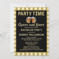 Cheers & Beers Party Time Lights Bachelor Party