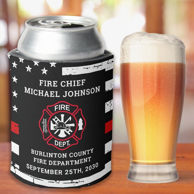 Cheers Beers Personalisierte Feuerwehrruhestand Dosenkühler (Von Creator hochgeladen)