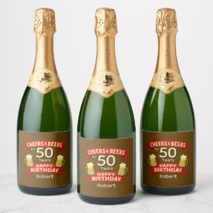 Cheers & Bers 50 Jahre Happy GeburtstagsNAME