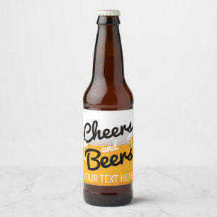 Cheers & Bières Étiquettes de bouteilles de bière 