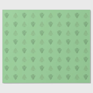 CHEERS CHRISTMAS BÄUME 6-GIFTIGE WRAP-PAPIER GESCHENKPAPIER