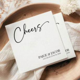 Cheers Classic Moderne Minimal Minimalistische Hoc Serviette