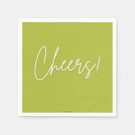 Cheers Cocktail Napkin Serviette
