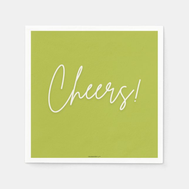 Cheers Cocktail Napkin Serviette (Vorderseite)