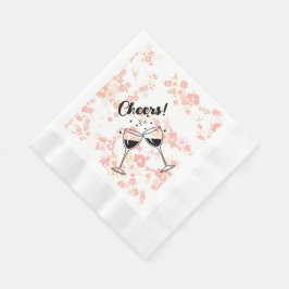 Cheers Cocktail Party Serviette