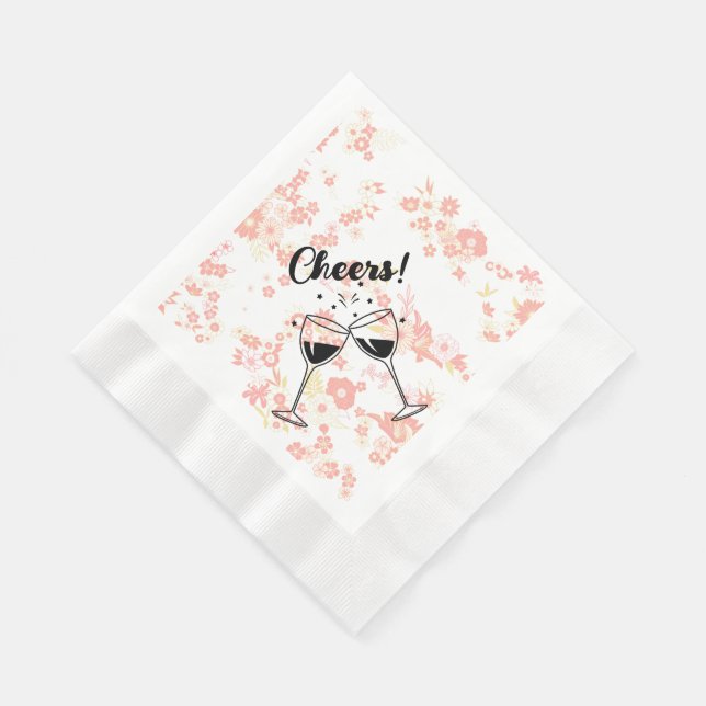 Cheers Cocktail Party Serviette (Ecke)