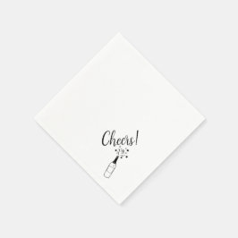 Cheers Cocktail Party Serviette