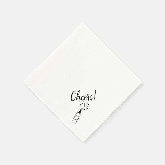 Cheers Cocktail Party Serviette (Ecke)