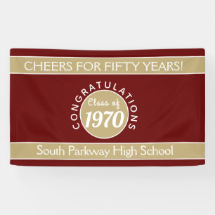 CHEERS CUSTOM 50 Yr Wiedersehen-Banner Banner