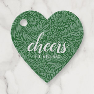 Cheers Custom Holiday Weihnachtsaufkleber oder Lab Geschenkanhänger