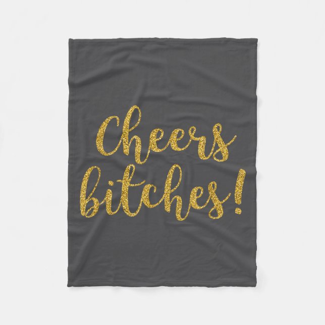 Cheers Es Happy New Year Celebration New Years Eve Fleecedecke (Vorderseite)