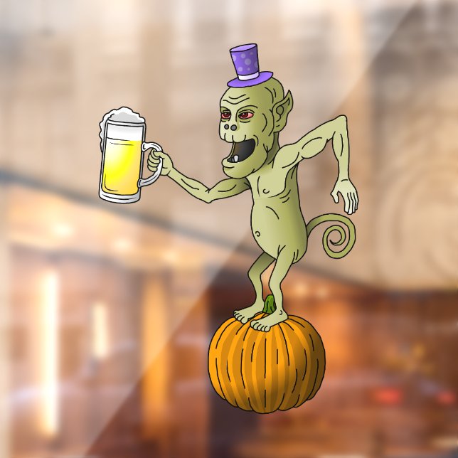 Cheers Ghouls Halloween Fensteraufkleber (Blatt 2)