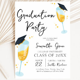 Cheers Graduation Party Einladung
