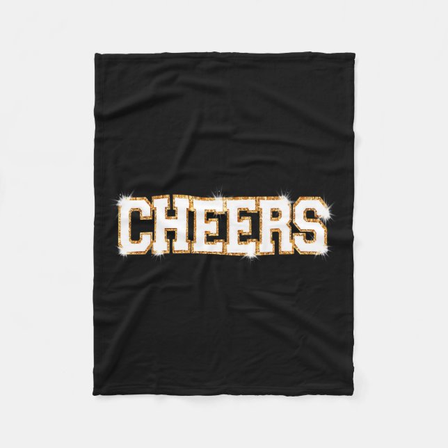 Cheers Happy New Year Celebration New Years Eve Pa Fleecedecke (Vorderseite)