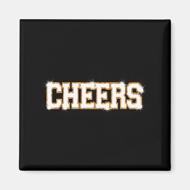 Cheers Happy New Year Celebration New Years Eve Pa Magnet (Vorne)