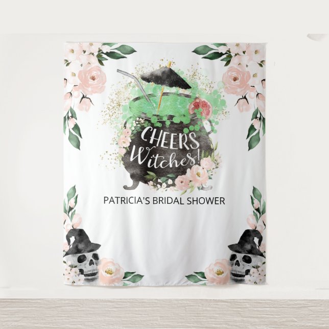 Cheers Hexen Halloween Brautparty Backdrop Wandteppich (Vorderseite)