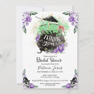 Cheers Hexen Halloween Bridal Dusche Einladung