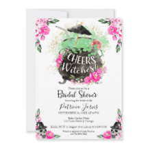 Cheers Hexen Halloween Bridal Dusche Einladung