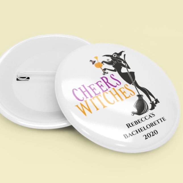 Cheers Hexen Halloween Cocktail Bachelorette Button (Von Creator hochgeladen)
