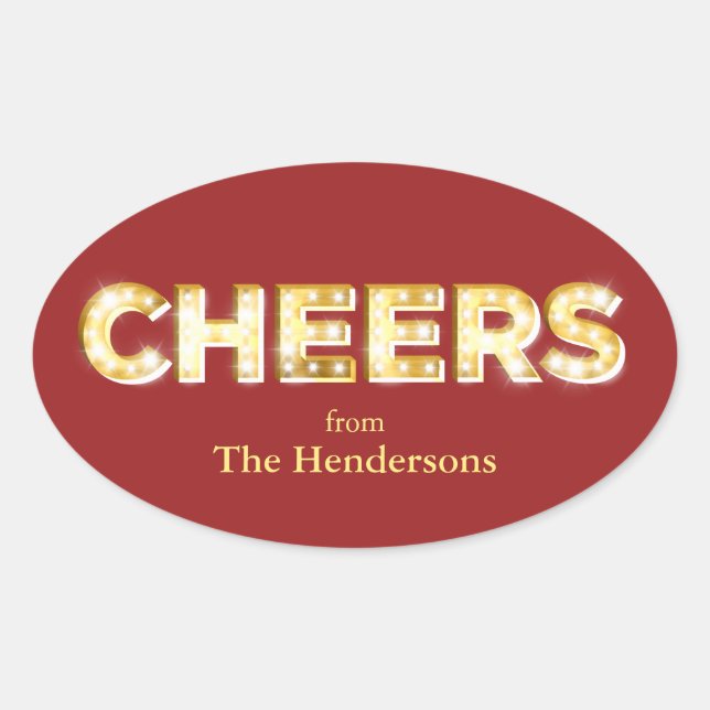Cheers Holiday Sticker (Vorderseite)