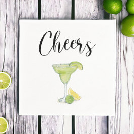 Cheers Margarita Serviette